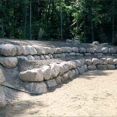 Landscaping with boulders 1
