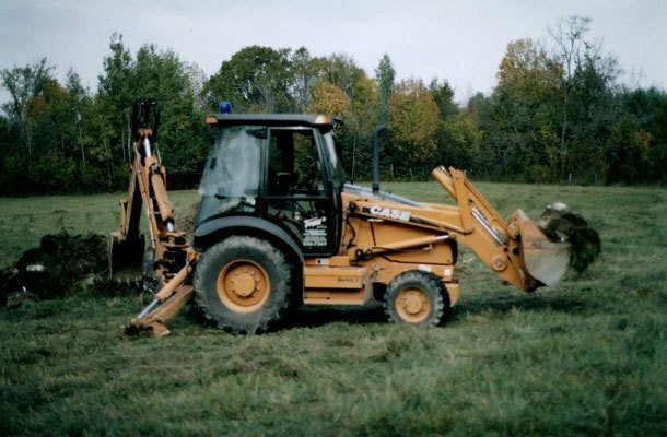 digging for septic tank